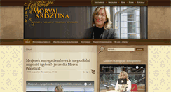 Desktop Screenshot of morvaikrisztina.hu