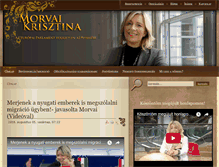 Tablet Screenshot of morvaikrisztina.hu